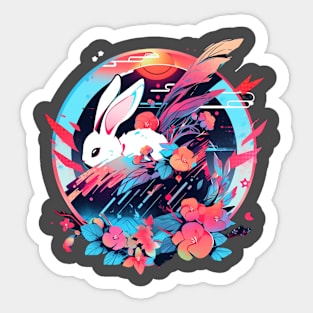 Mystical Harmony - rabbit Sticker